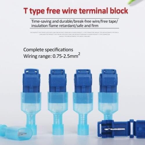 5/10/20/50pcs Wire Cable Connectors Terminals Crimp Scotch Lock Quick Splice Electrical Car Audio 22-10AWG 0.5mm-6mm Kit Tool Se
