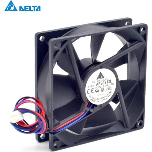 92*92*25mm AFB0912L-FOO 9CM 90mm 9025 12V 0.15A dual three-ball cooling fan for Delta