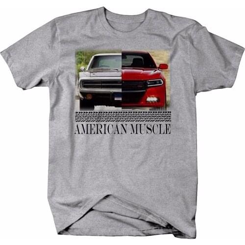 2019 Hot sale Fashion American Muscle Car Charger Modern & Classic Hotrod T-shirt Tee shirt
