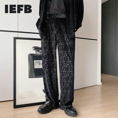 Мужские вельветовые брюки IEFB China At AliExpress