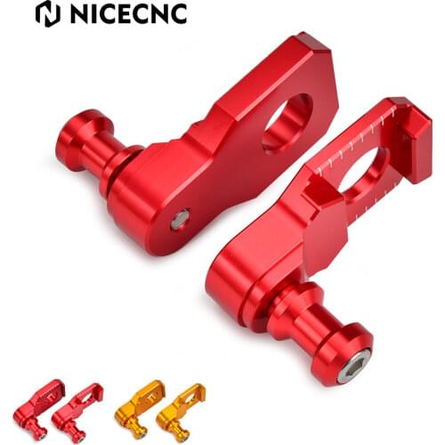 CNC Racing Rear Axle Block Slider Chain Adjuster For Suzuki GSX-R 600 750 Rear Spindle Sliders Chain Adjuster Crash Protetor