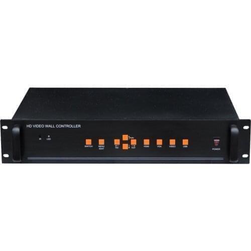 TK-BOX12 TV wall display controller for 12 screens,3x4 or 4x3 video wall processor, 1HDMI 1VGA 1AV 1USB input, 12 HDMI output