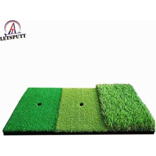 Golf triad hit swing cushion cut stem MATS personal office family portable indoor exercise mat ball pad