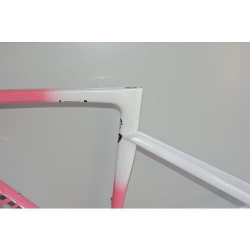 2021 hot selling Glossy blue & White Color, 700C, All Internal Wiring High Quality SL7 Carbon Road Bike Frame, Di2 Groupset