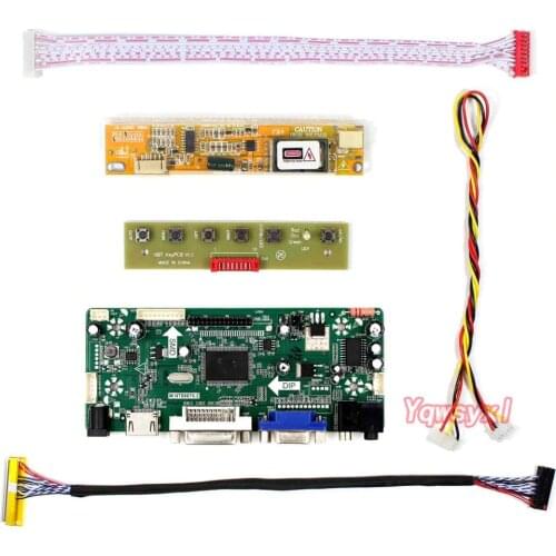 M.NT68676 Driver Board Kit for LTN184KT01 HDMI+DVI+VGA LCD LED screen Controller Board