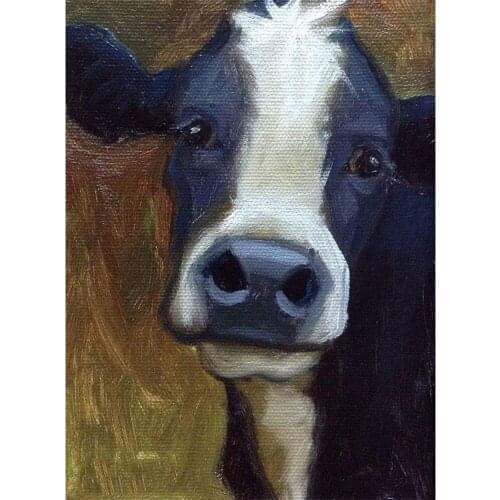 Animal Cow DIY Embroidery 11CT Cross Stitch Kits Needlework Craft Set Printed Canvas Cotton Thread Home Decoration On Design