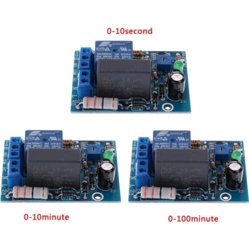 1Pc AC 220V Adjustable Timer Delay Switch Turn On/Off Time Relay Module