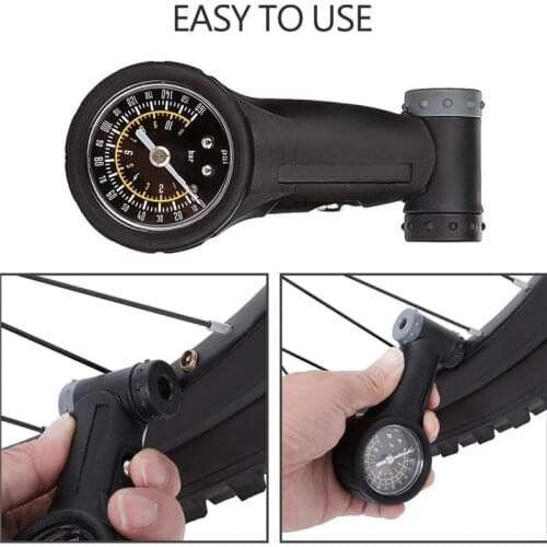 160PSI Bicycle Tire Air Pressure Gauge Portable Mini Mountain Road Bike Air Tire Meter Measurement Valve Bike Tools Dropshipping