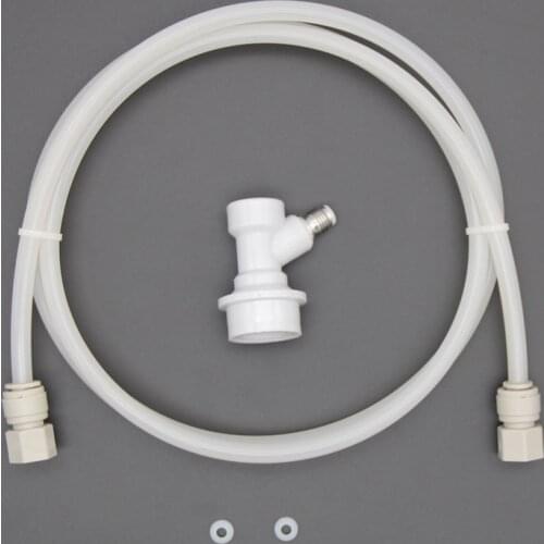 Ball Lock Version Push In Gas Connector Kit 1.5Meter NSF Approve PC Air Line DIY Kegerator and Keezer