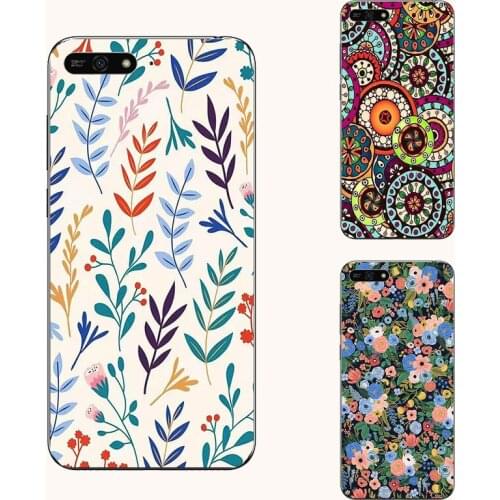 Flower butterfly cat silicone phone case For ZTE Blade L210 L8 L7 V10 V9 Vita V8 Mini Lite Colorful floral leaves phone cover