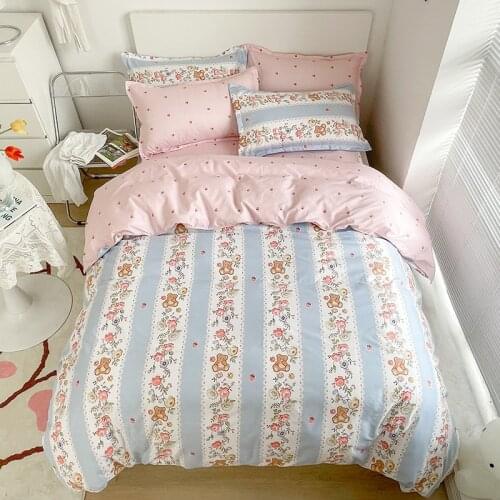 Solstice Home Textile Plain Solid Purple Gray Bed Flat Sheet Pillowcase Duvet Cover Set Bedding Suit Woman Girl Teenage Bedlinen