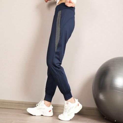Sport Women Fitness Running Yoga Pants Plus Size High Waist Womens Loose Trousers Tapered Gathered High Elastic Sweat Leggings