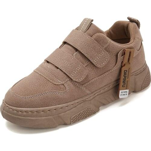 Spring And Autumn New Womens Shoes Retro Black Shoes Female Korean Sports Shoes Tide Wild Thick-soled Casual Shoes