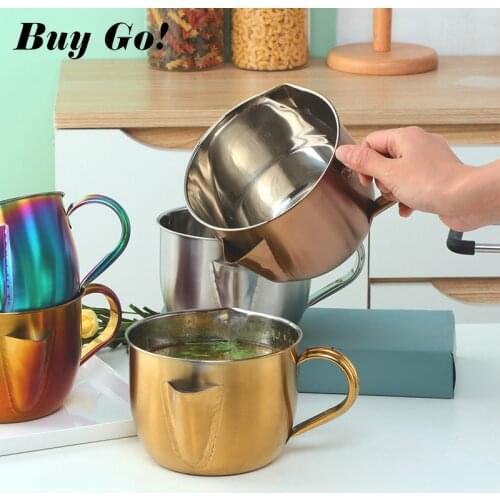 Gravy Grease Oil Soup Fat Separator Bowl 1000ML Stainless Steel Separator Bowl Pan Cooking Gadgets Pot Kitchen Utensils