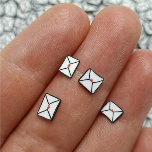 100g Mini Envelope Polymer Hot Soft Clay Sprinkles for DIY Crafts Nail Art Decoration Plastic klei Tiny Cute Mud Particles