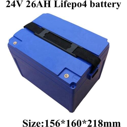 24V 26Ah LiFePO4 Battery Pack 32700 Lithium with BMS for Golf Cart Golf Trolly E-bike E-scooter Power Storage System Wheelchair