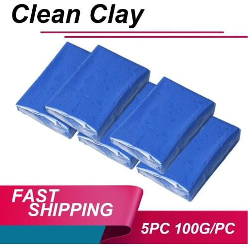 5pcs 100g Magic Car truck Clean Clay Bar Auto Detailing Cleaner Car Washer Blue