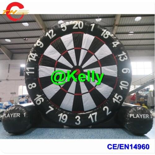 Free air shipping commercial Inflatable Soccer Dart Board Game for sale, Cheap Inflatable Football dart Soccer Dart Board