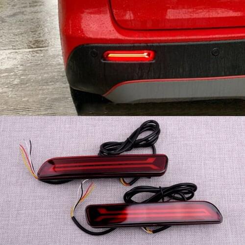 CITALL 5W LED Rear Bumper Reflector Tail Fog Light Turn Singal Brake Lamp Fit For Suzuki SX4 2007 2008 2009 2010 2011 2012-2017