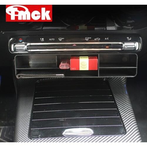 For Mercedes Benz A Class W177 V177 A180 A200 A220 A250 2019+ Car Central Multifunction Storage Box Tray Holder Accessories