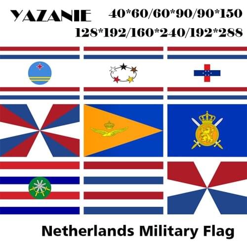 YAZANIE Netherlands Naval Jack Flags Governor of Aruba Suriname Royal Netherlands Air Force Army Antilles Dutch Holland Flags