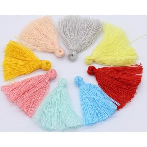 20p 3cm Cotton tassel bursh/accessories/jewelry making/DIY/Necklace Earring tassel Pendant /bag clothes Decoration/sew on tassel