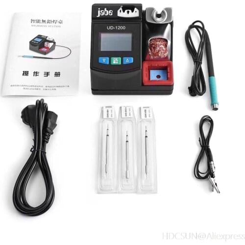 Jabe UD-1200 Precision Lead-free Soldering Station Smart 2.5S Rapid Heating with Dual Channel Power Supply Heating System