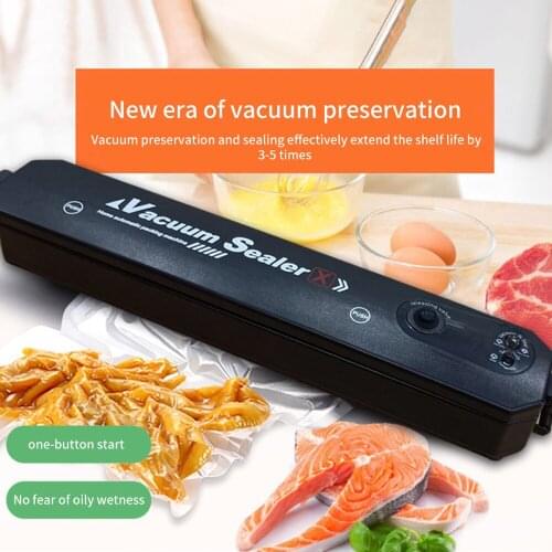 Kitchen Vacuum Sealer For Food Storage 220V/110V Automatic Household Food Vacuum Sealer Packaging Machine with 10Pcs Bags