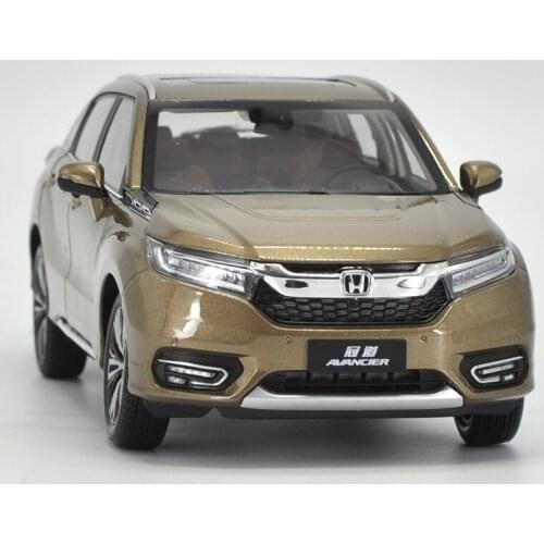 Original factory authentic 1:18 HONDA AVANCIER 2016 version brown diecast model with small gift