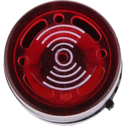Panel Mount AD16-22SM Flash Red LED Alarm Indicator Light Signal Lamp Flash Buzzer DC 12V 22mm