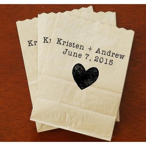 Personalized Bridal baby Shower white Paper Bakery Cookie desserts gifts Favors Bags holder pouch Gender Reveal Custom printed