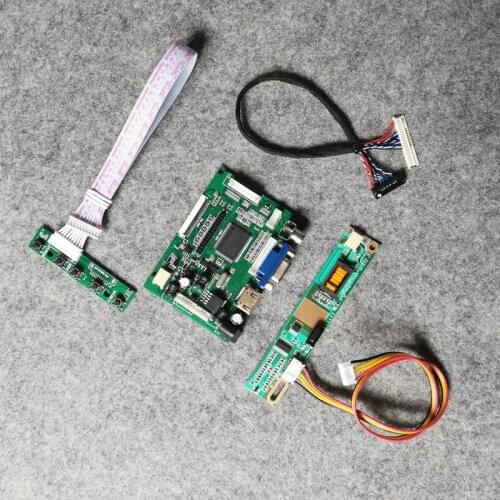 For LTN160AT01/LTN160AT02/LTN156AT01 display controller drive board VGA+AV 30-Pin LVDS 1366*768 DIY kit LCD screen 1-CCFL