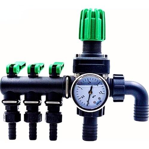 Agricultural sprayer control cut-off valve three-way water separator spraying pesticide pressure regulation manual