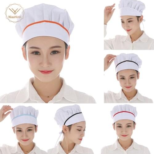 Unisex Adjustable Mesh Caps Cafe Bar Kitchen Restaurant Hotel Bakery Waiter Chef Work Wear Hat Men Women Breathable Working Caps