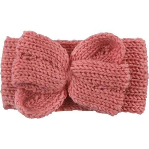 Cute Baby Girl Headbands Knitted Newborn Baby Bows Haarband Turban Infant Head Bands Hairbands For Kids Girls Hair Accessories