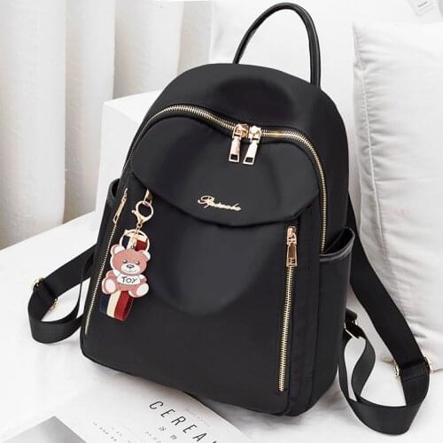 Oxford cloth backpack for women 2021 new trendy versatile canvas fashion ladies backpack large capacity schoolbag small bag