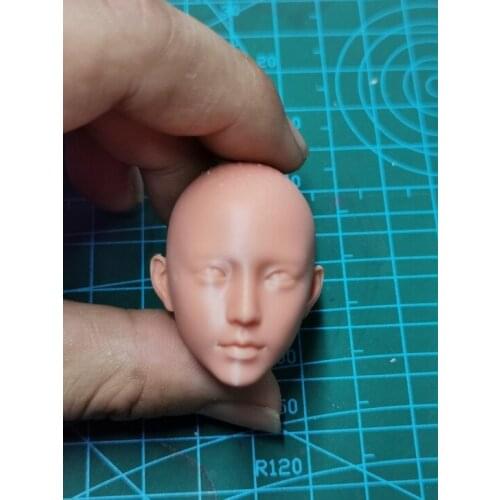 1/6 Scale Pure Beauty Secretary Girl Bold Unpainted Head Model for 12''Body