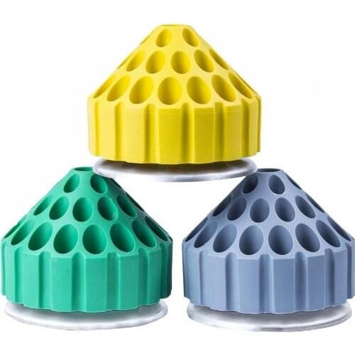 1pcs Dental Plastic Bur Holder Block Case 35 Holes 360 Degree Rotating Box for storage Grinding Head Dental tool