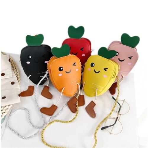 2021 Girl Coin Purse Handbag Children Wallet Small Coin Box Bag Cute Kid Money Bag Baby Shoulder Bag Change Purse