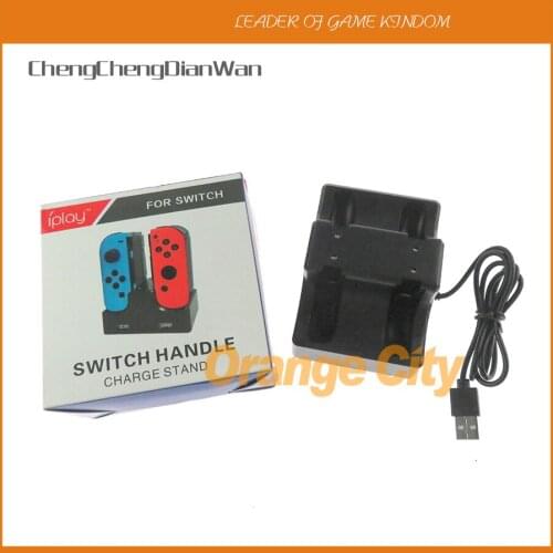 8PCS FOR Nintend Switch NS Charger 4 In 1 Stand Charging Dock Station 2 USB LED Indicator FOR Nintendo switch Accessories