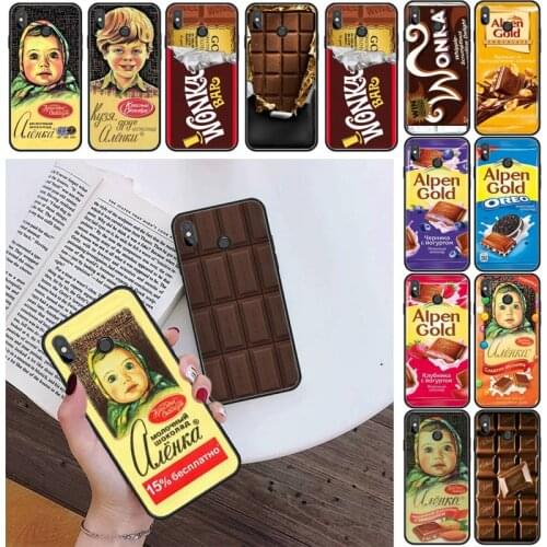 Alenka bar wonka chocolate Phone Case For Xiaomi Redmi Note7 8 9 Note8T 9T 8Pro 9S Note10 Redmi 8A 7A 9C Poco X3