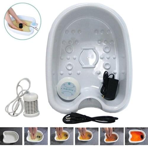 Detox Machine Foot Spa Machine Ion Cleanse Foot Spa Machine ionic detox foot spa with Plastic Basin