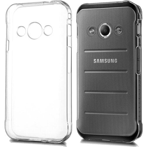 For Samsung Galaxy Xcover 3 G388F / Xcover 4 G390F Transparent Soft Silicone TPU Fitted Cases Slim Back Cover Clear Case
