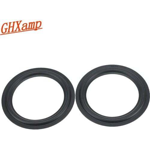GHXAPM 2PCS 5.25 INCH 118MM Speaker Rubber Surround side repair parts Loudspeaker repairment folding edge DIY