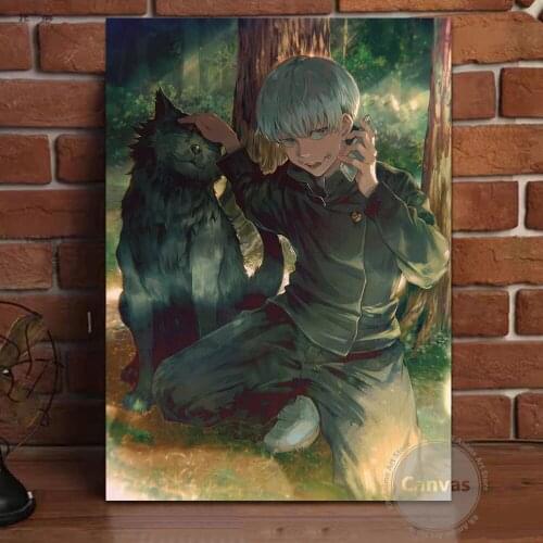 Canvas Anime Inumaki Toge Jujutsu Kaisen Pictures Home Decoration Paintings Poster HD Prints Wall Art Modular Living Room