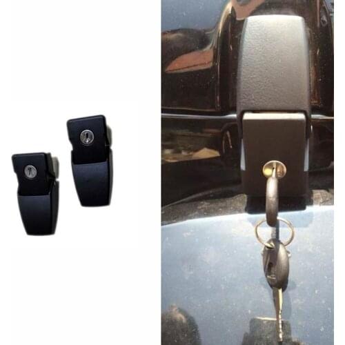 J078 Hood Catch Set vehicle jeep JK wrangler 2007-2017 steel For Jeep For for wrangler JK Hood Latch 2pcs lantsun