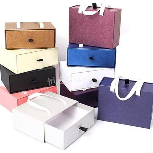 48PCS/LOT Free Printing Hight Quality Cardboard Box Luxury Gift Box Drawer Case Customized Size AND LOGO