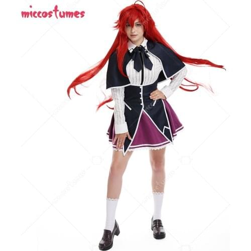 High School DxD Rias Gremory Cosplay Costume School Uniform Dress