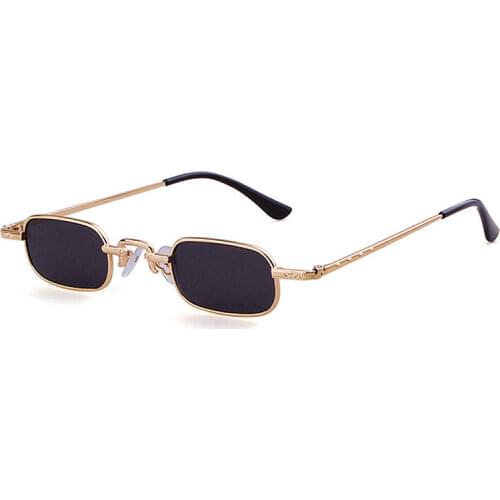 Fashion Vintage Square Sunglasses For Men Luxury Brand Designer Metal Sun Glasses Driver Goggles Women Famous Brand Eyewear