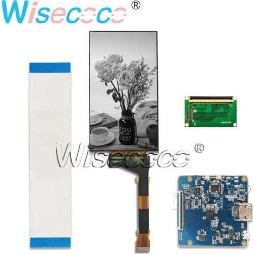 Wisecoco 5.5 inch Monochrome LCD Screen High Transmittance 1080*1900 for 3D Printer with MIPI Driver Board Replace LS055R1SX04